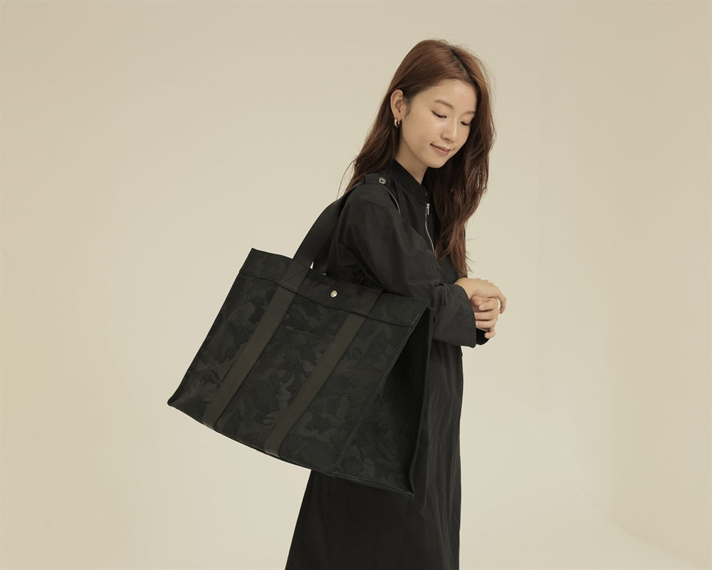 GENTIL BANDIT ジャンティバンティ LABEL NOIR トートバッグ スクエアキャンバス GM BLACK NO24-GM-BLK