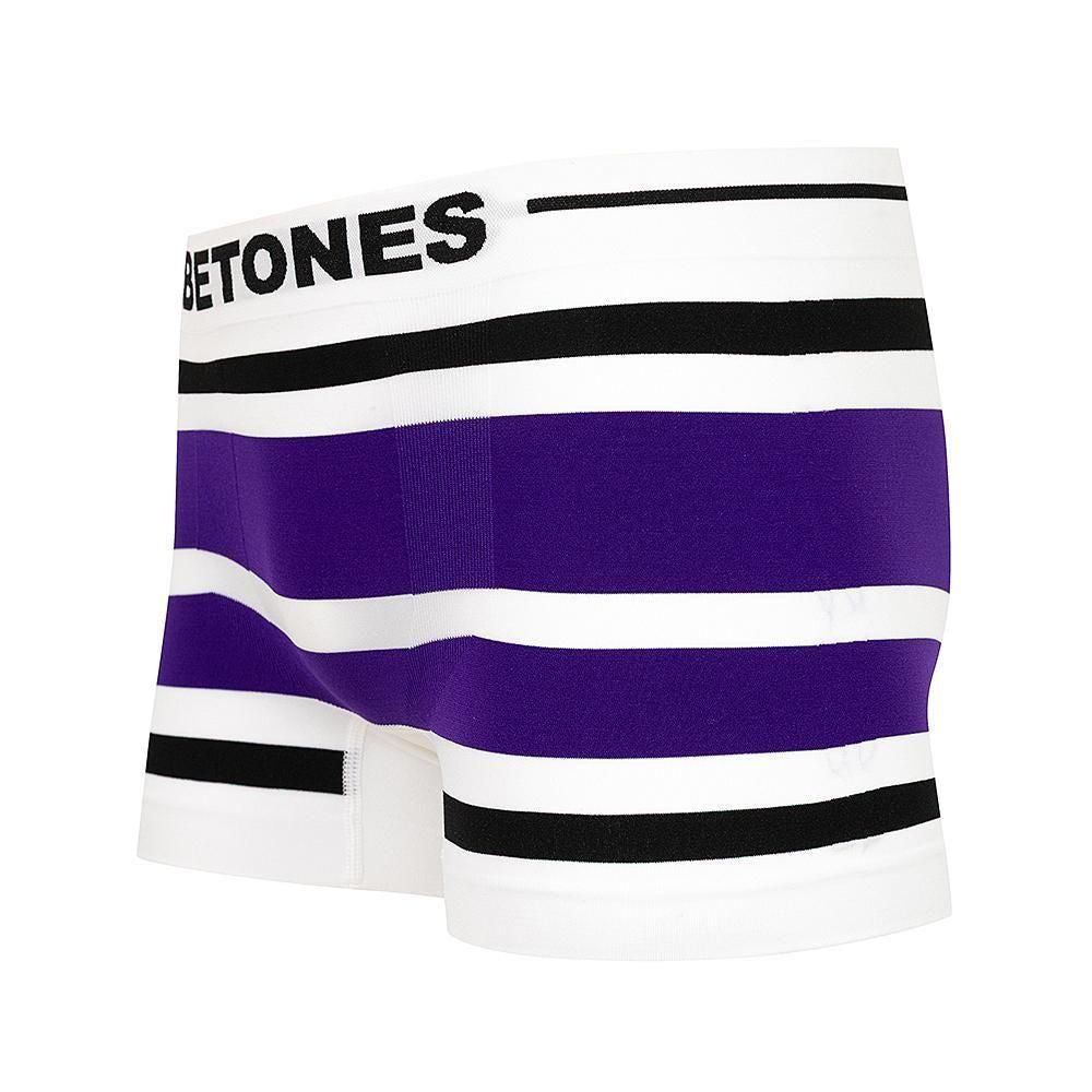 BETONES ビトーンズ ボクサーパンツ AKER B001 BLACKxPURPLE
