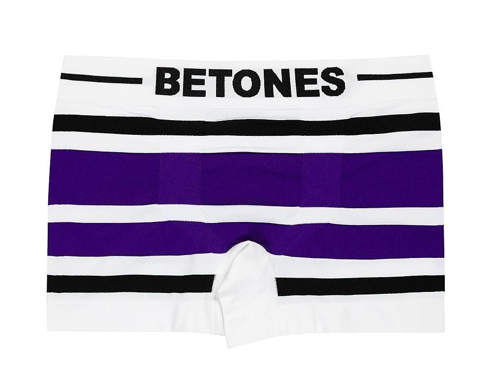 BETONES ビトーンズ ボクサーパンツ AKER B001 BLACKxPURPLE