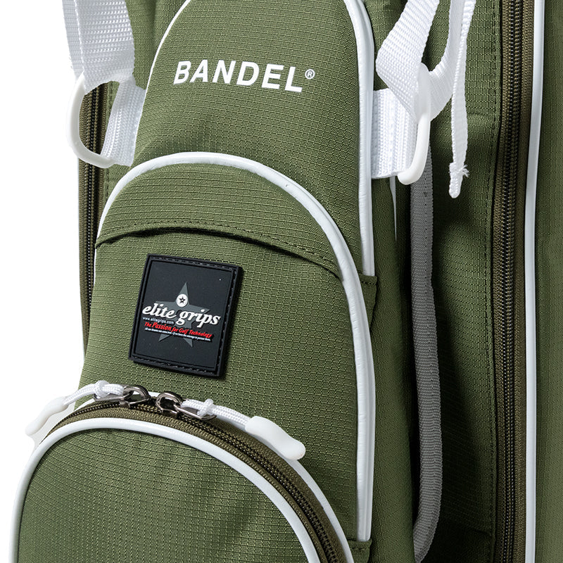 BANDEL × elitegrips D-Type 9.5inch キャディバッグ BGE-6SCB  スタンド仕様 軽量 / KHAKI