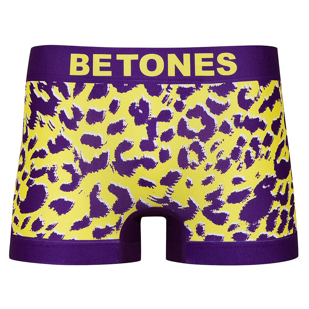 BETONES ビトーンズ ボクサーパンツ LEOPARD4-LE004 PURPLE×YELLOW