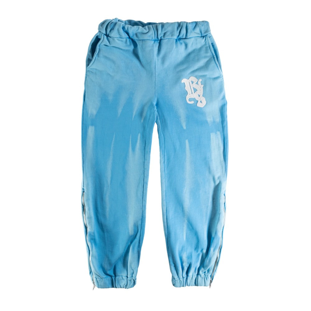 BACKSIDE CLUB バックサイドクラブ スウェットパンツ SWEATPANT MARMORIZED PRM 620 CROCHET LIGHTBLUE