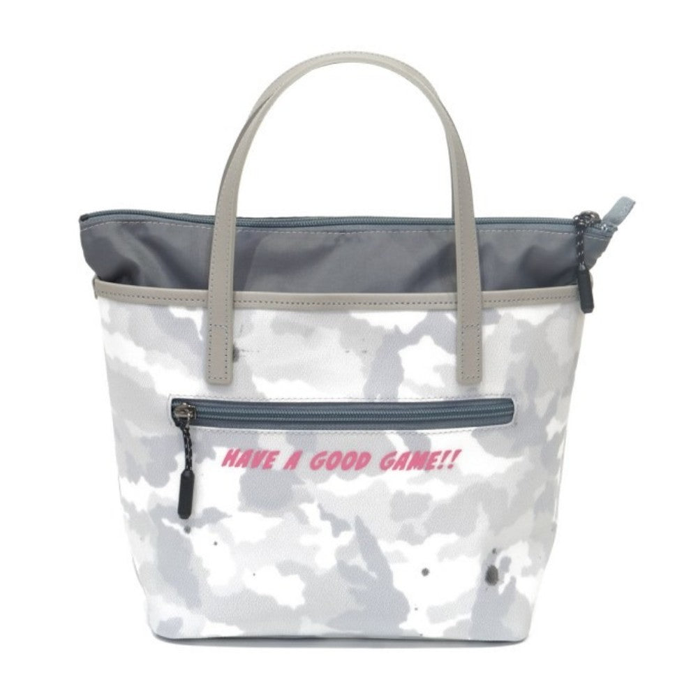 GENTIL BANDIT ジャンティバンティ FAIRWAY MOB ラウンドトートバッグ GBFM02 WHITE CAMO【PINK LOGO】