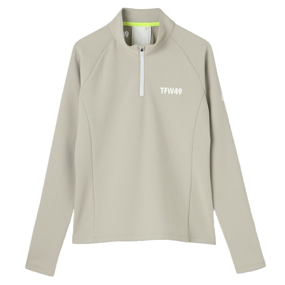 HALF ZIP LS TL10232007 ロンT / GREIGE