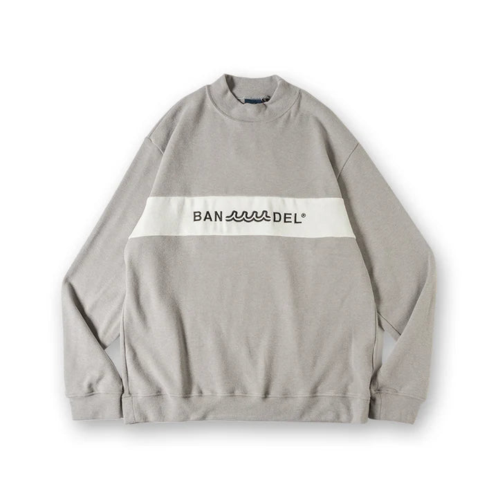 BANDEL×muta　MARINE KNIT L/S MOC NECK SHIRTS