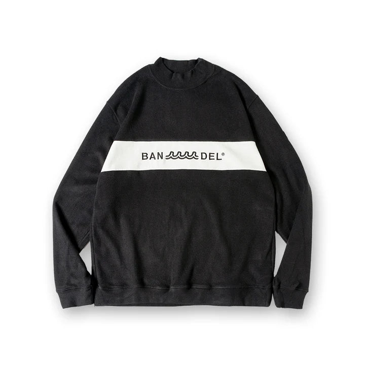 BANDEL×muta　MARINE KNIT L/S MOC NECK SHIRTS