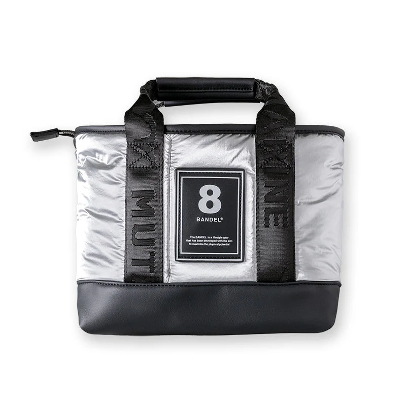 BANDEL×muta　ダブルフェイストートバッグ　SILVER