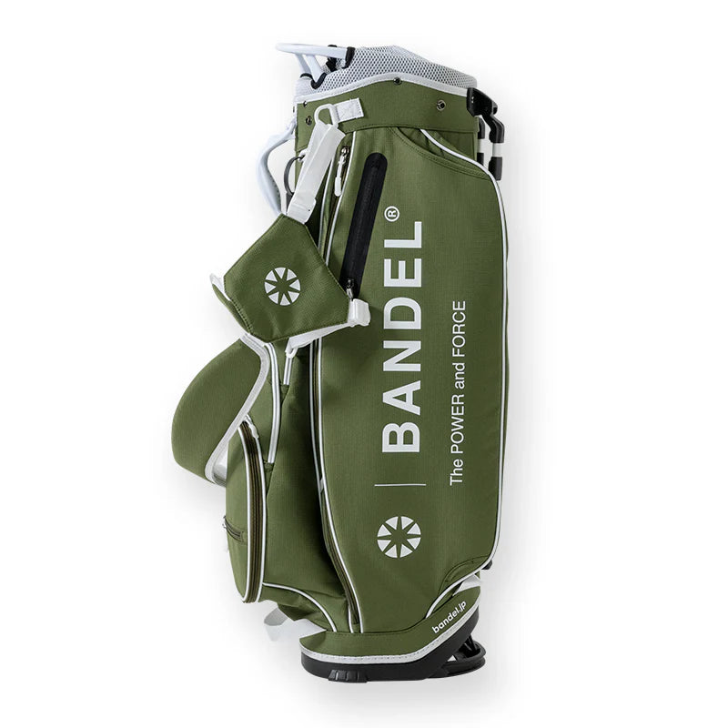 BANDEL × elitegrips D-Type 9.5inch キャディバッグ BGE-6SCB  スタンド仕様 軽量 / KHAKI