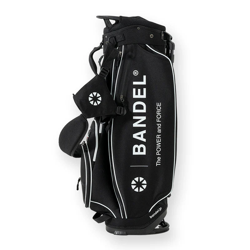 BANDEL × elitegrips D-Type 9.5inch キャディバッグ BGE-6SCB  スタンド仕様 軽量 / BLACK