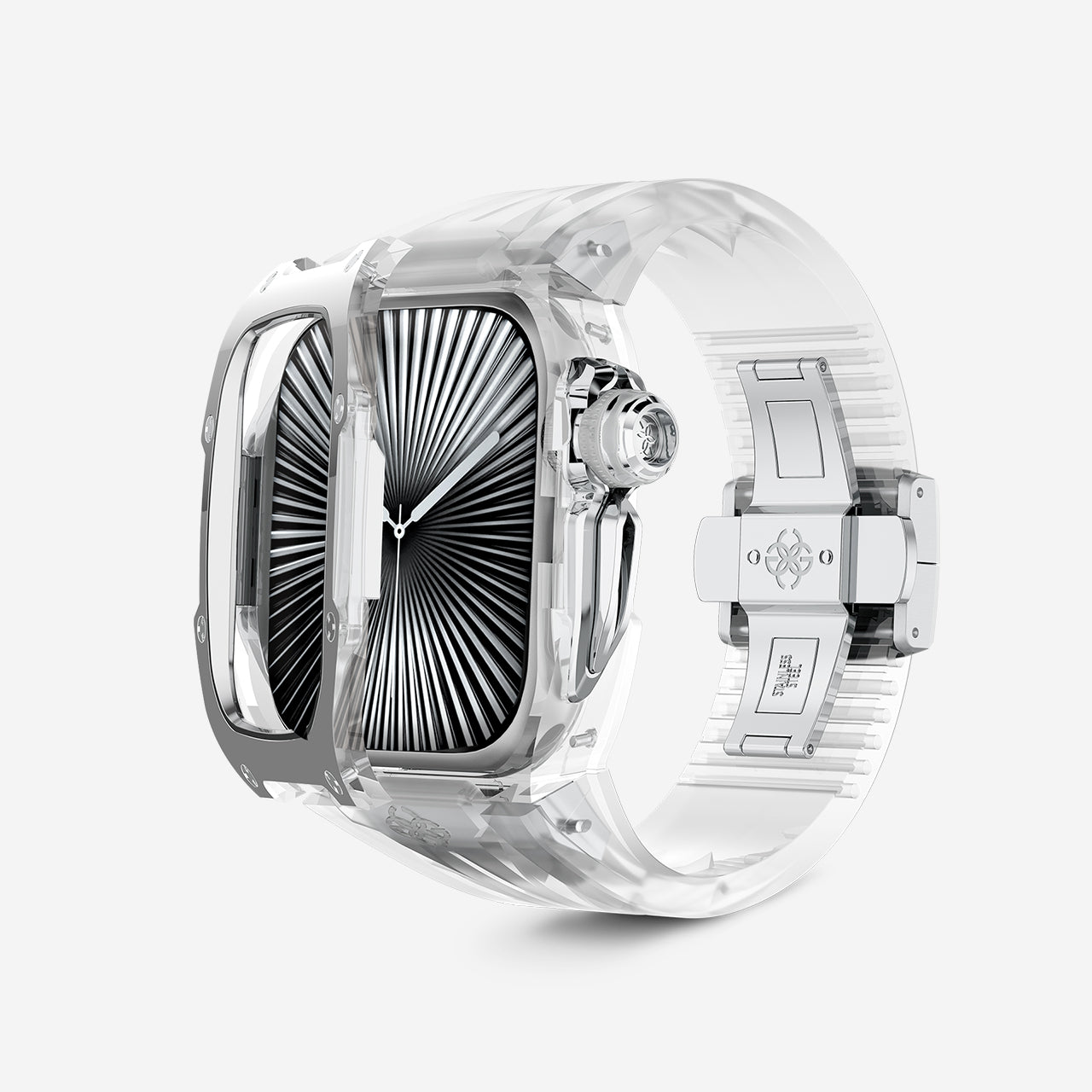GOLDEN CONCEPT ゴールデンコンセプト Apple Watch Case / RSTRIII46 - CRYSTAL STEEL クリスタル スチール