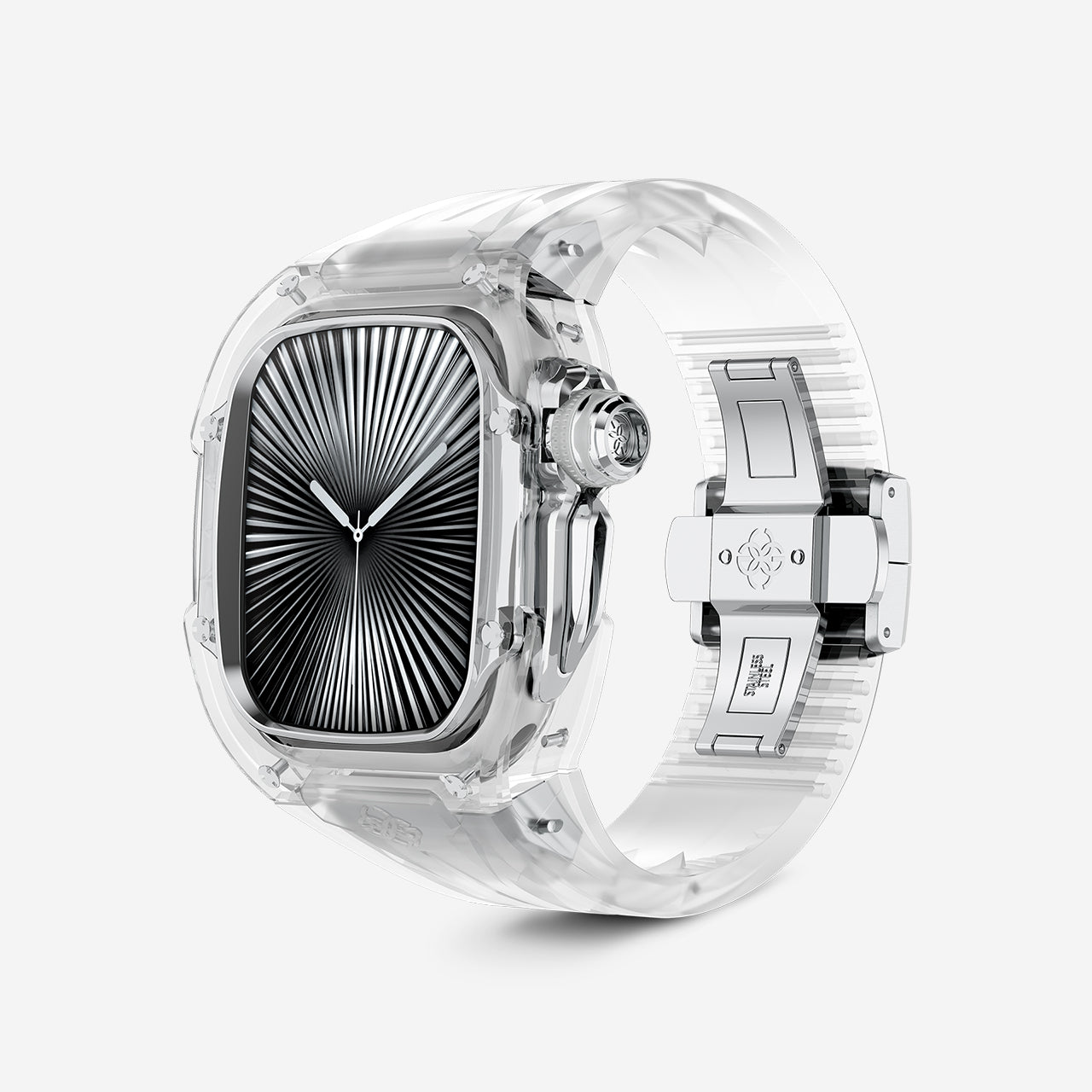 GOLDEN CONCEPT ゴールデンコンセプト Apple Watch Case / RSTRIII46 - CRYSTAL STEEL クリスタル スチール