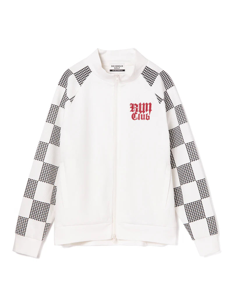 Back9Run club フルジップジャケット 075754102-WHITE