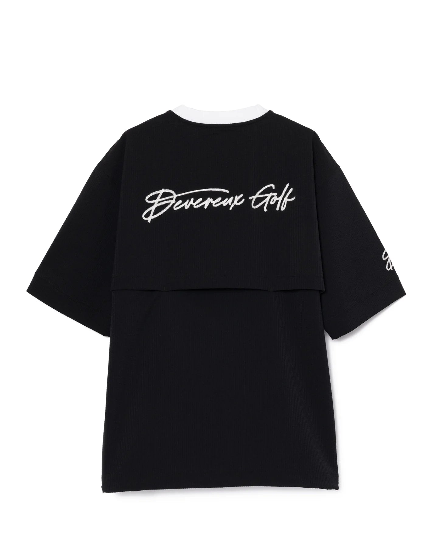 DVG Seersucker Shirt Blouson 075762017-BLACK