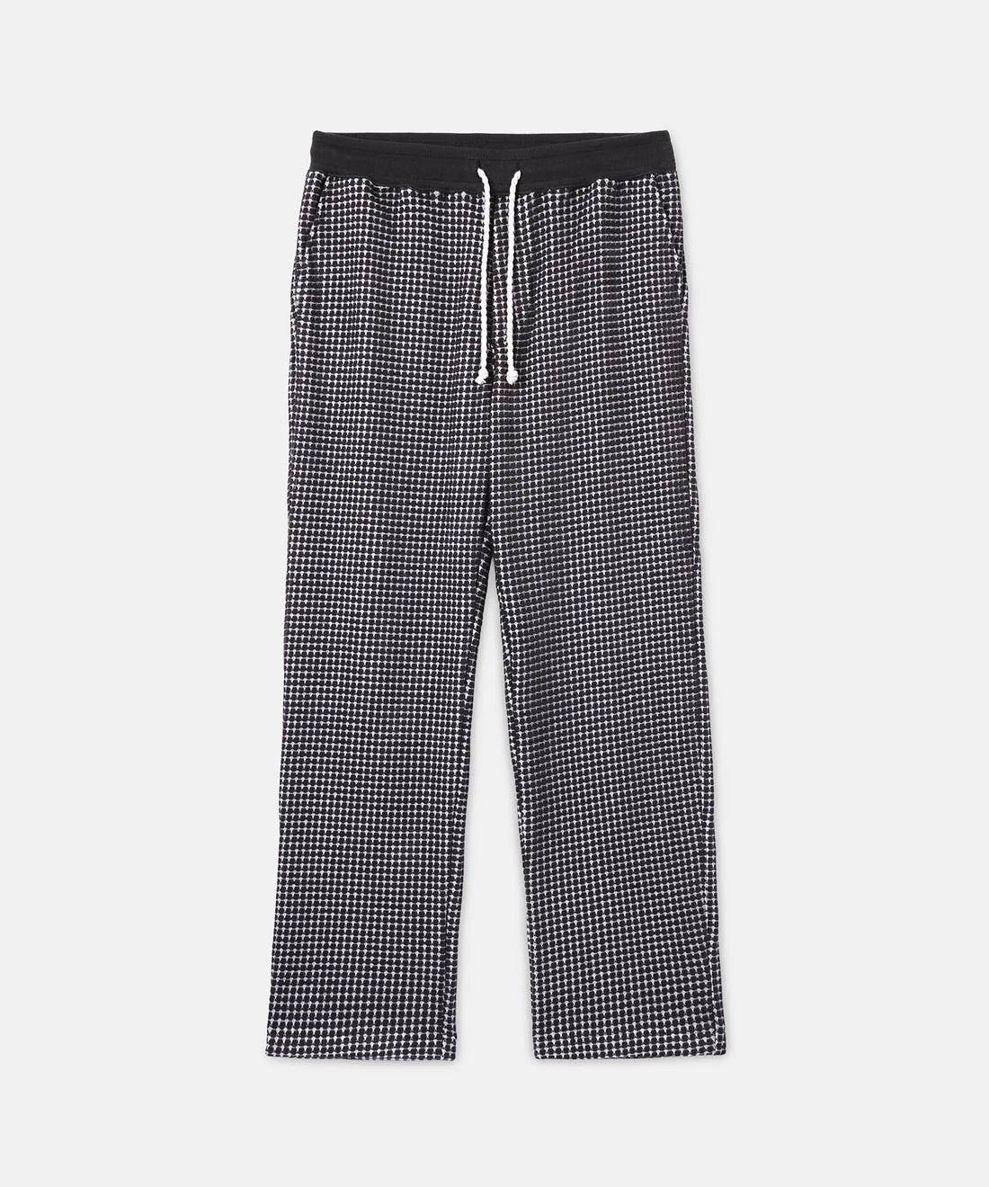 SEA GREEN ONI WAFFLE STRAIGHT PANTS