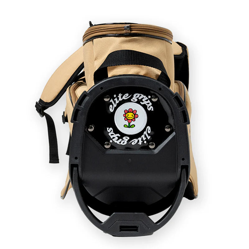 BANDEL × elitegrips D-Type 9.5inch キャディバッグ BGE-6SCB  スタンド仕様 軽量 / BEIGE