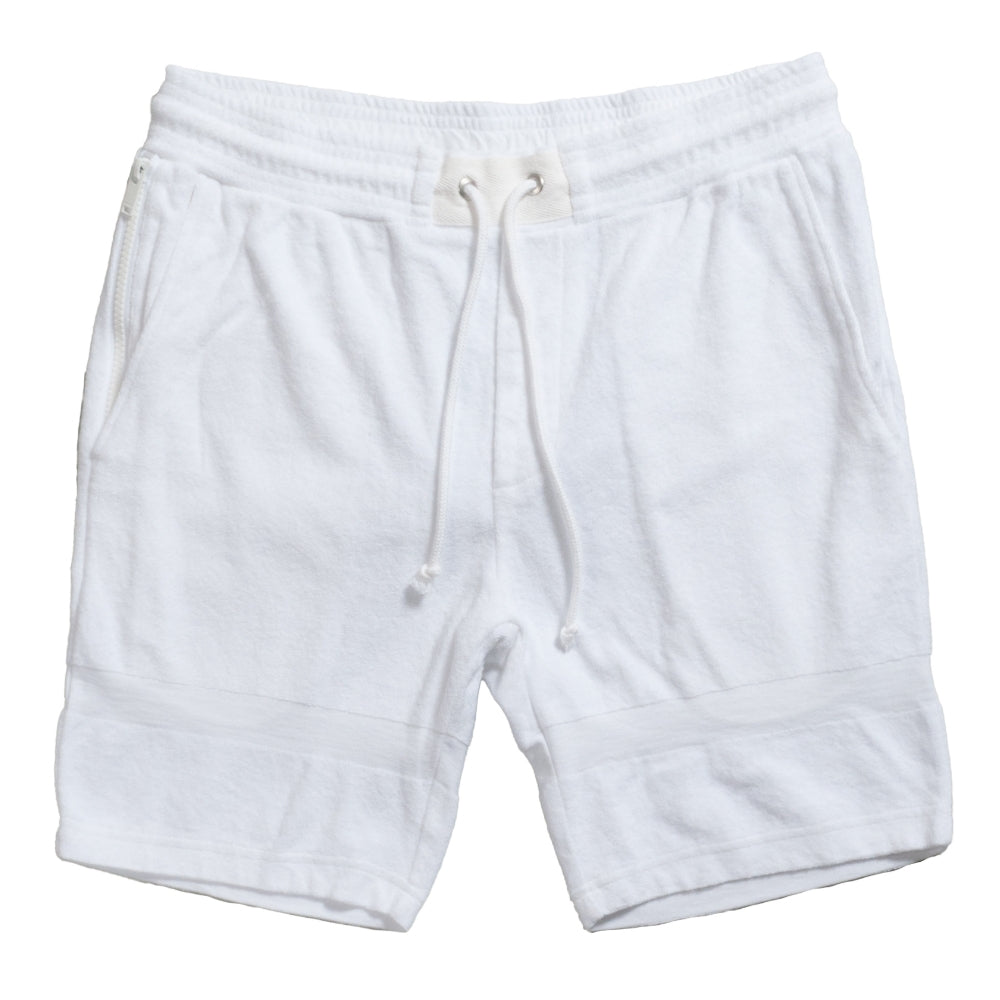 PILE BORDER SHORTS MSEA22S5107-S ショーツ / WHITE