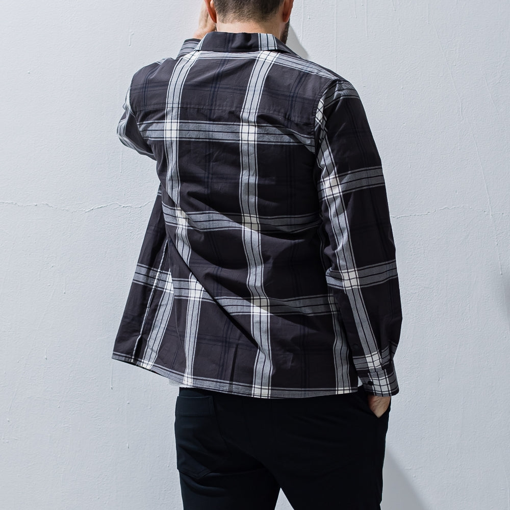 RESOUND CLOTHING リサウンド クロージング シャツジャケット CheckShirt JACKET RC27-SH-002 BLACK 【TRANSIT別注モデル】