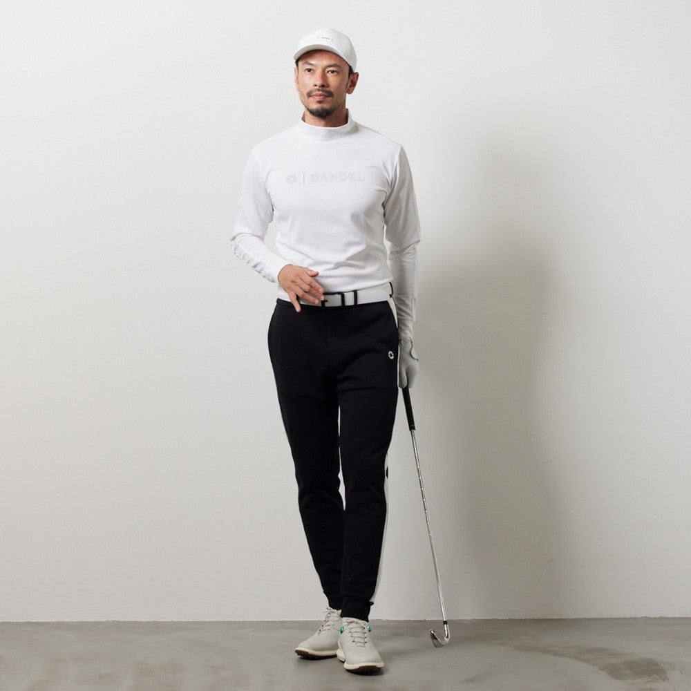 BANDEL GOLF バンデルゴルフ モックネック ロングTシャツ BICOLOR L/S MOCK T SHIRTS BGI-3ABLMC ALL WHITE ホワイト