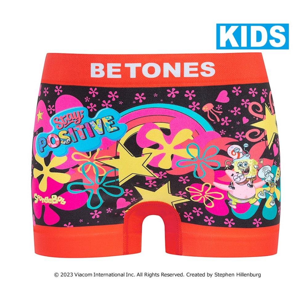 BETONES ビトーンズ KIDS ボクサーパンツ SpongeBob SB001K RED