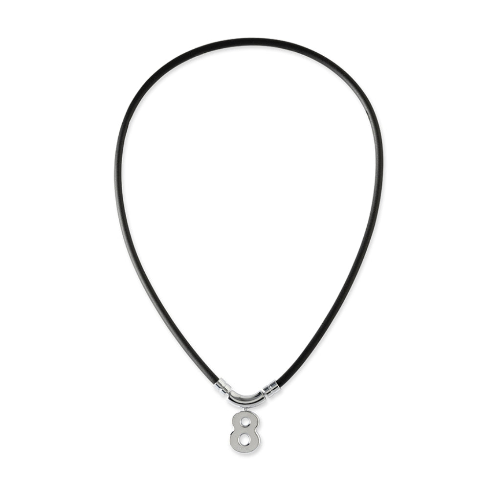 BANDEL muta バンデル ムータ ネックレス Healthcare Necklace Eight HLCNE-MT BLACK SILVER ブラック シルバー