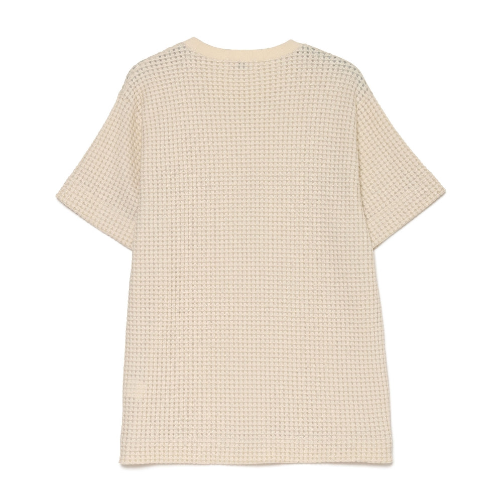 ONI WAFFLE T SHIRT MSEA24S8266-M Tシャツ / CREAM