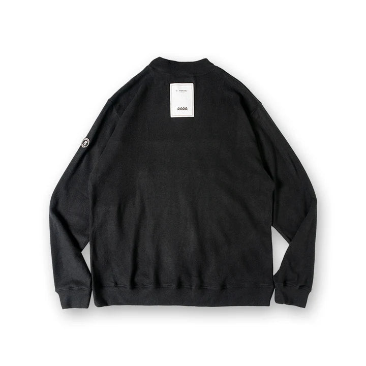BANDEL×muta　MARINE KNIT L/S MOC NECK SHIRTS