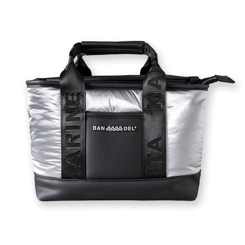 BANDEL×muta　ダブルフェイストートバッグ　SILVER