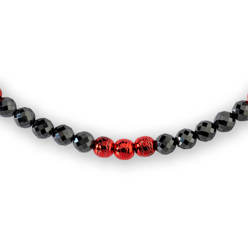 BANDEL バンデル Galaxy ギャラクシー Black×Red 磁気ネックレス HLCG-MA Black×Red