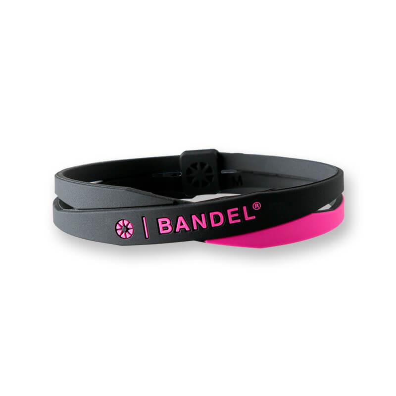 BANDEL バンデル Double ダブル Bracelet Black×Pink DBLB Black×Pink