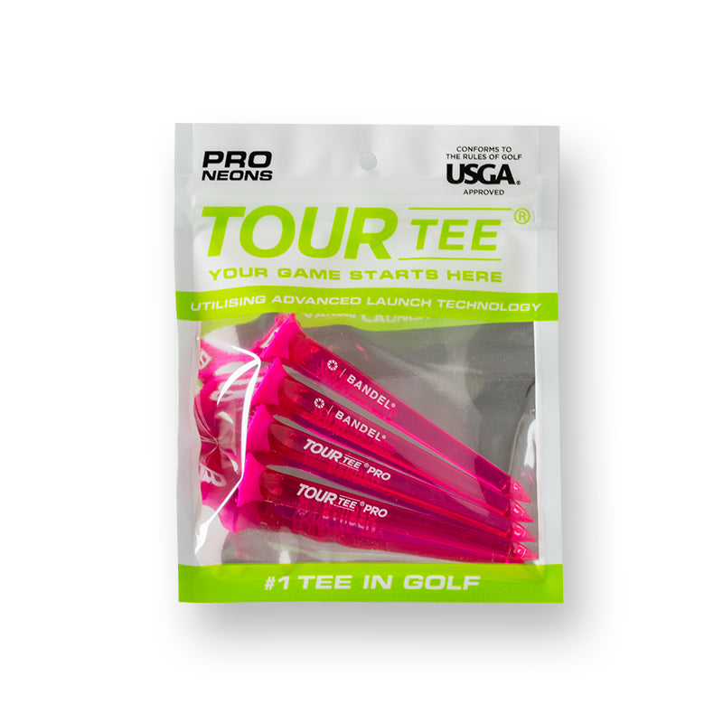 TOURTEE Pro 4 pieces set BG-TTP01-4 ツアーティー プロ 4本 特殊ラバー加工 / Neon Pink [全３色]