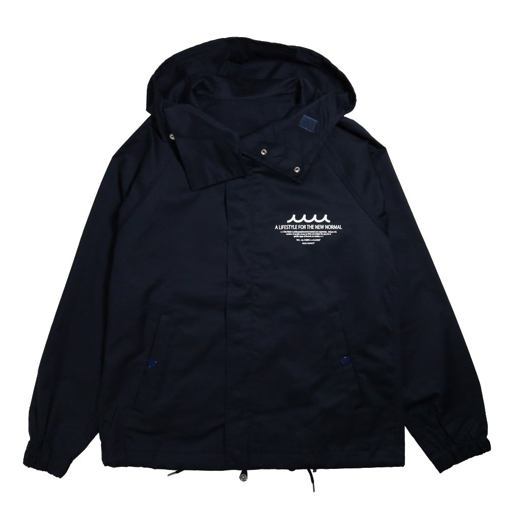 muta MARINE ムータマリン ブルゾンコート CLEANSE HOODED BLOUSON COAT MMJC-443060 NAVY