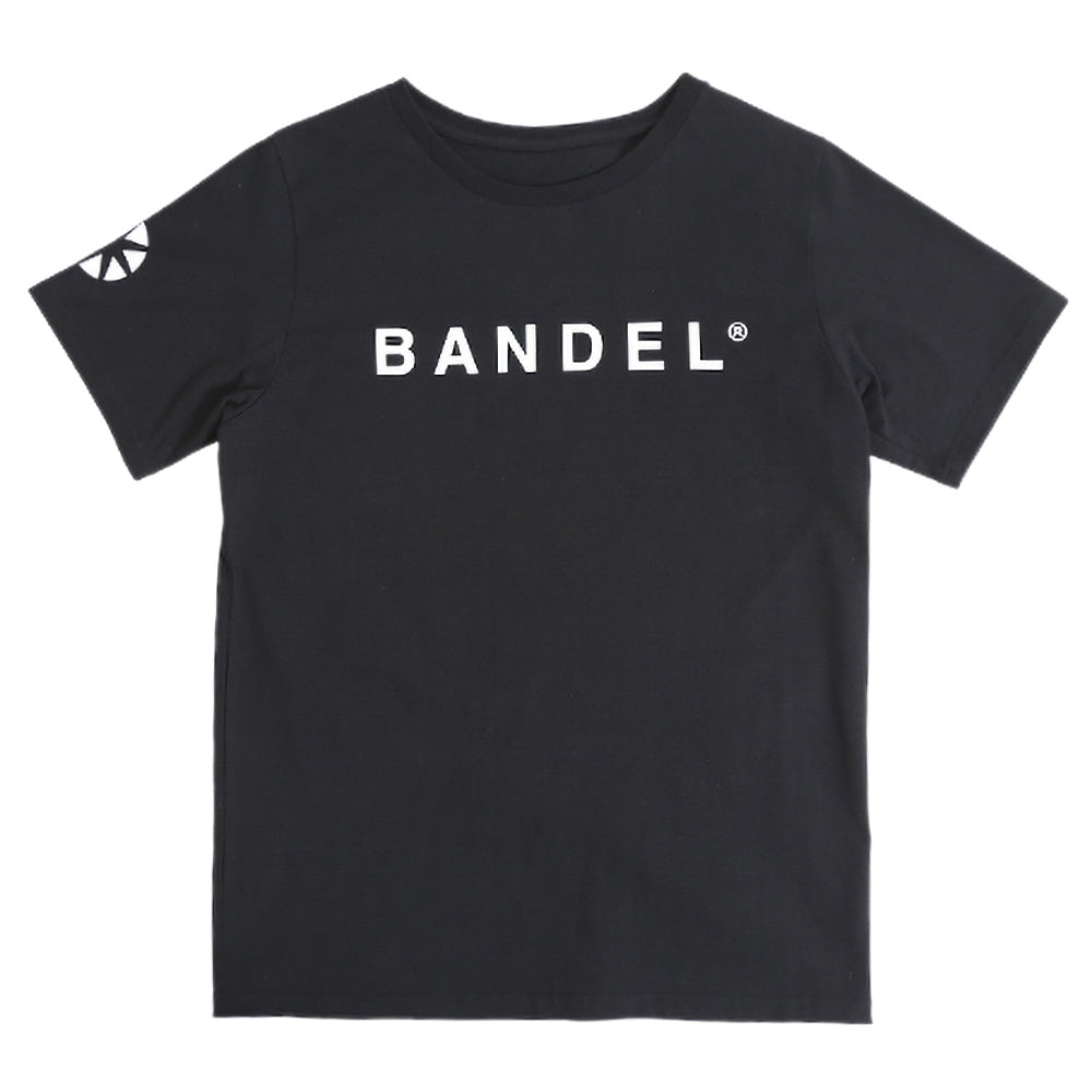 BANDEL バンデル フロントロゴ S/S T-shirt（Tシャツ） SILHOUETTE STANDERD FIT T008 BLACK ブラック