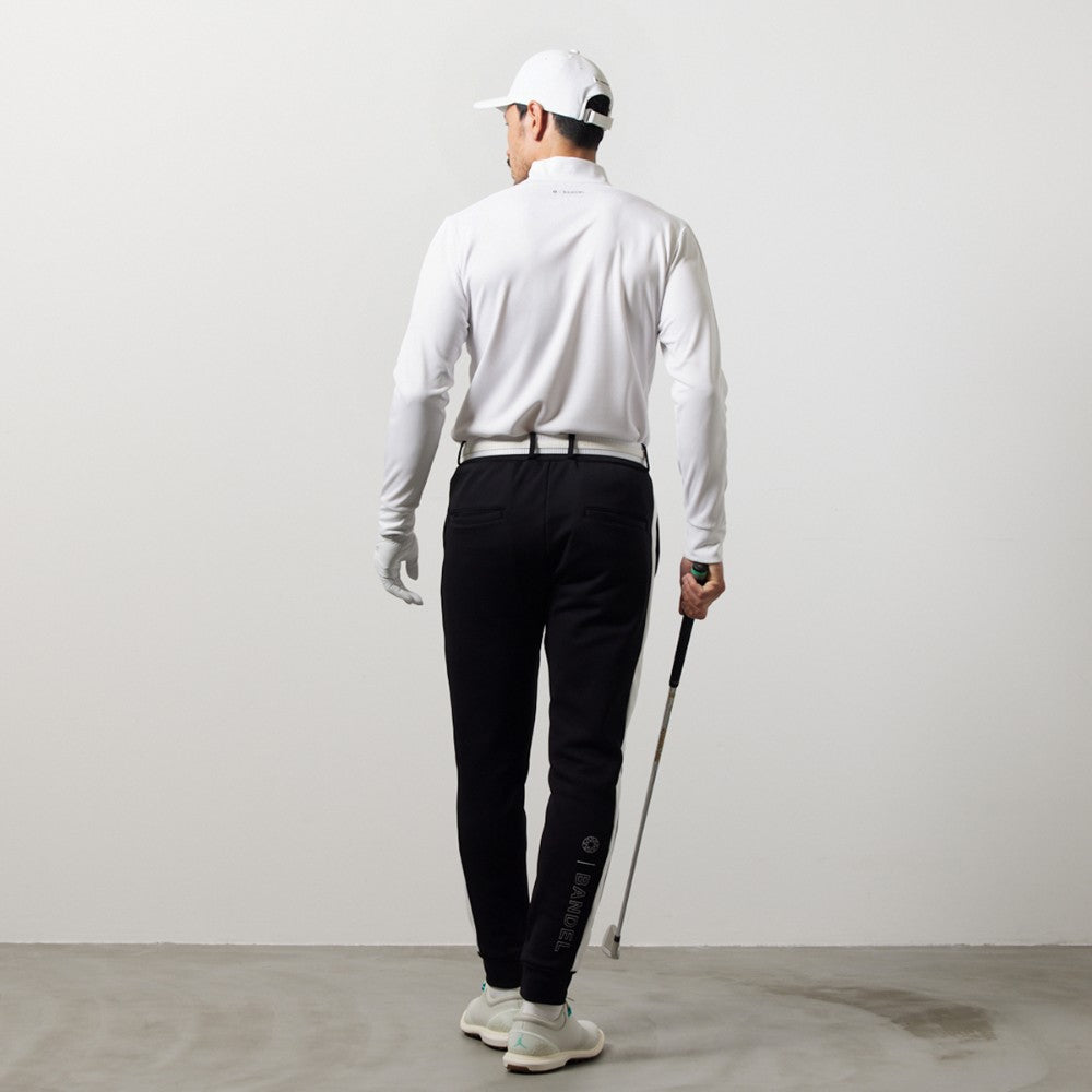 BANDEL GOLF バンデルゴルフ モックネック ロングTシャツ BICOLOR L/S MOCK T SHIRTS BGI-3ABLMC ALL WHITE ホワイト