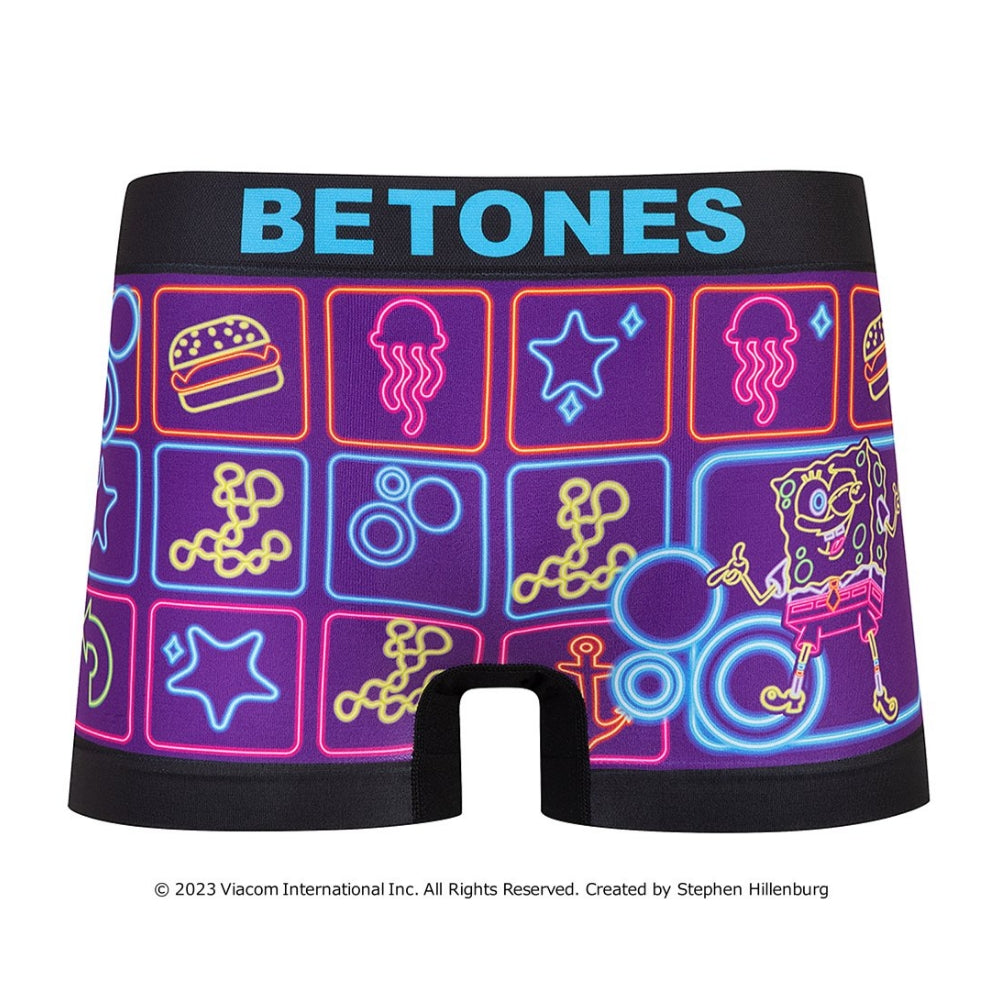 BETONES ビトーンズ ボクサーパンツ SpongeBob SB001 PURPLE