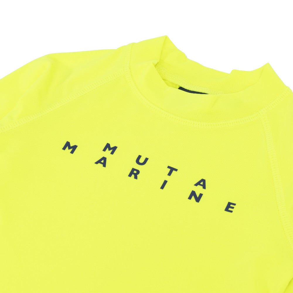 muta MARINE ムータマリン ムータマリン キッズラッシュガードロングスリーブTシャツ MMTK-440008 YELLOW