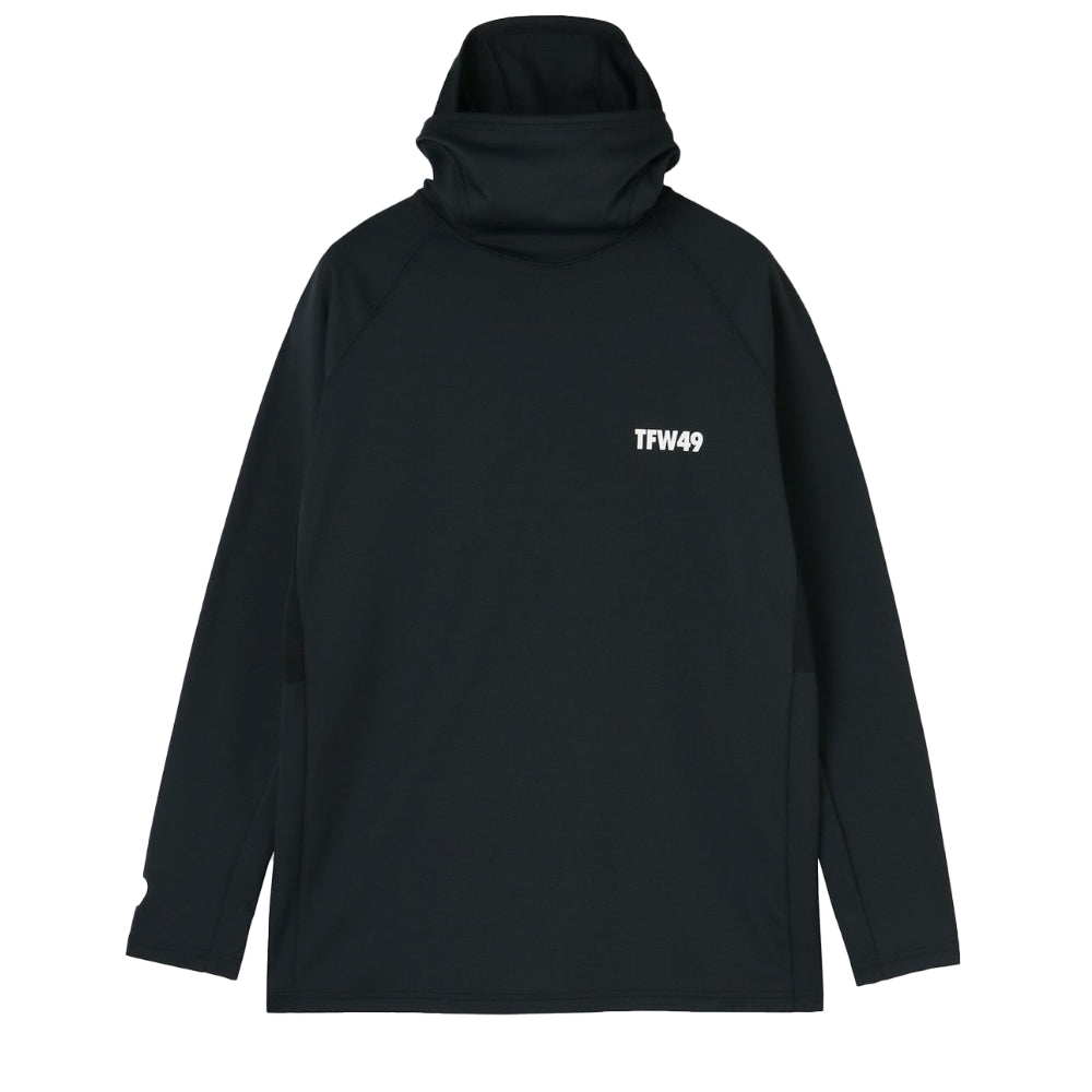 LS BRUSHED HOODIE T102320016 フーディー / BLACK