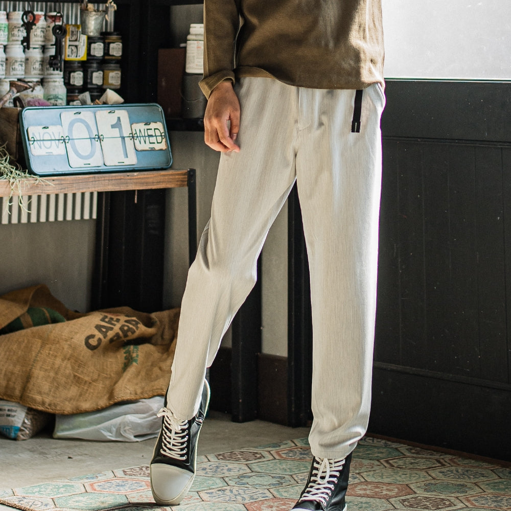 RESOUND CLOTHING リサウンド クロージング ロングパンツ PAT WIDE EASY PANTS RC31-ST-036 GREY