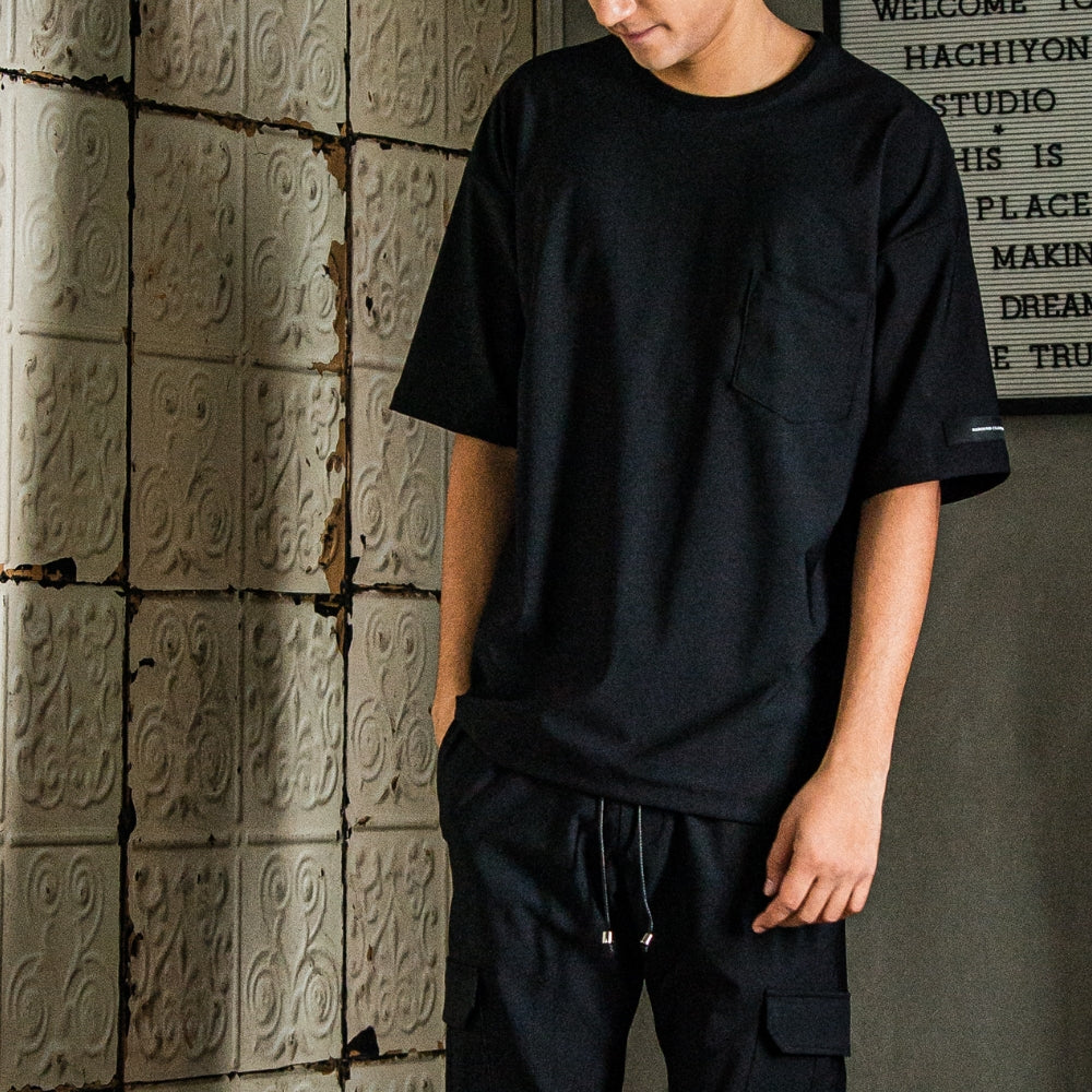 RESOUND CLOTHING リサウンド クロージング Ｔシャツ tricot pocket TEE RC31-T-004 BLACK