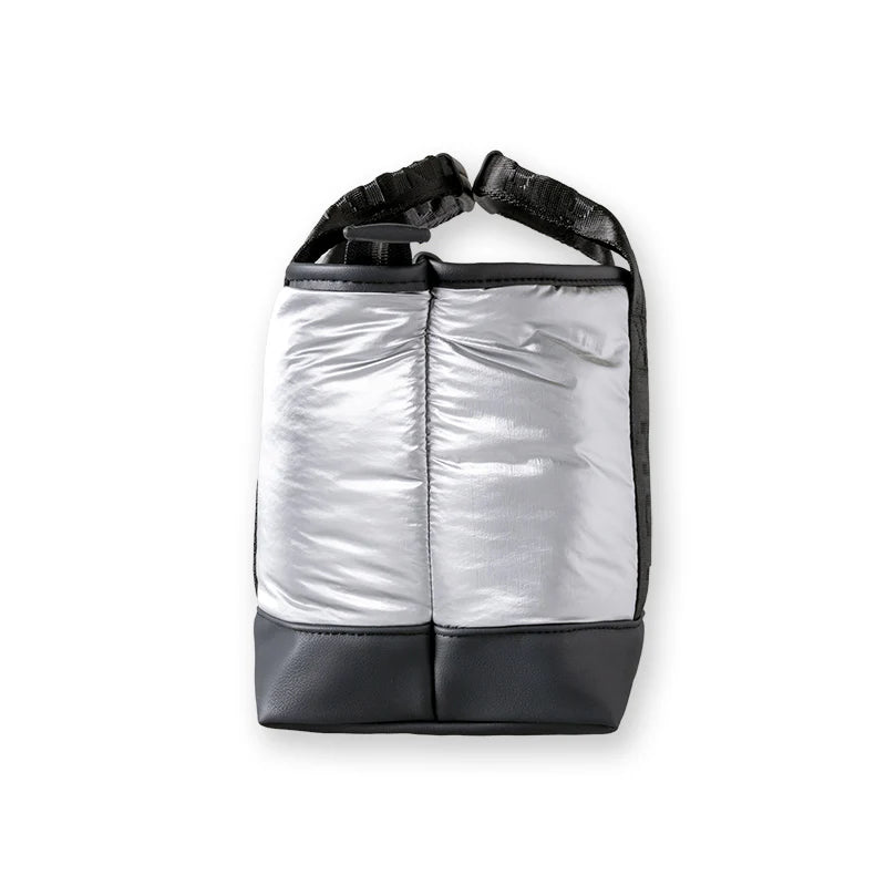 BANDEL×muta　ダブルフェイストートバッグ　SILVER