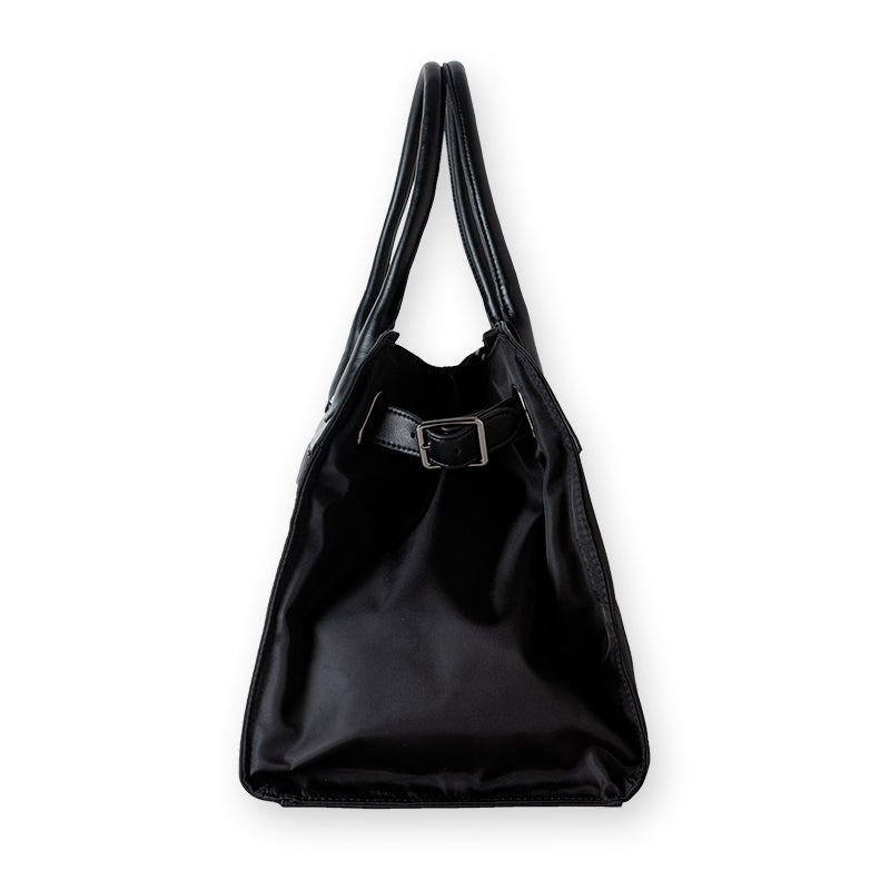 LEATHER HANDLE BOSTON BAG BGJ-5SLHBB ボストンバッグ レザー 本革 / BLACK