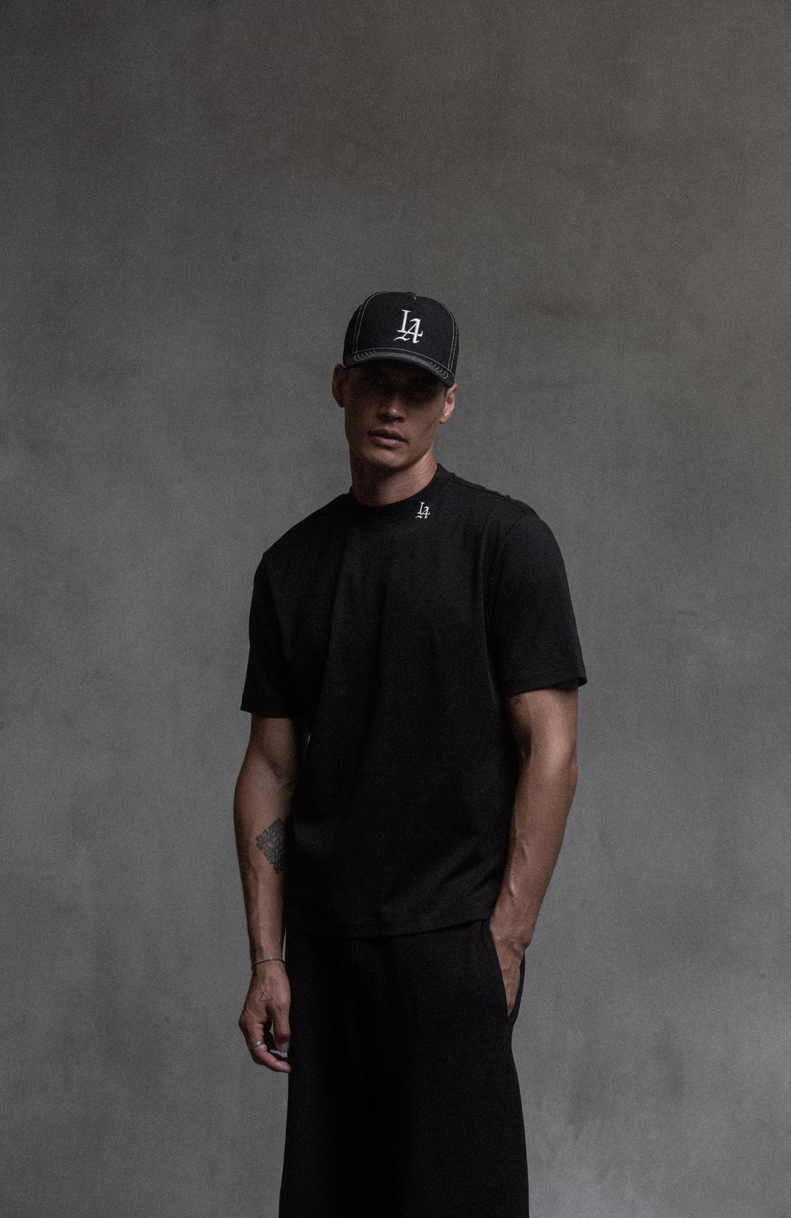 STAMPD LA 001 Micro Embroidered Relaxed Tee
