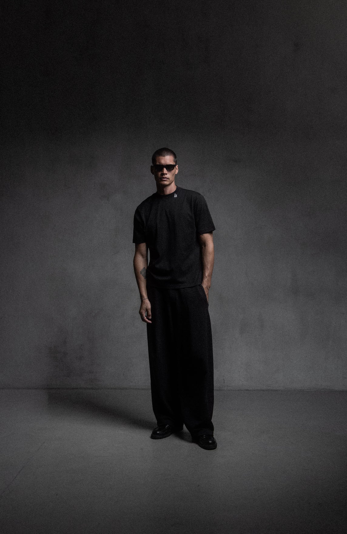 STAMPD LA 001 Micro Embroidered Relaxed Tee
