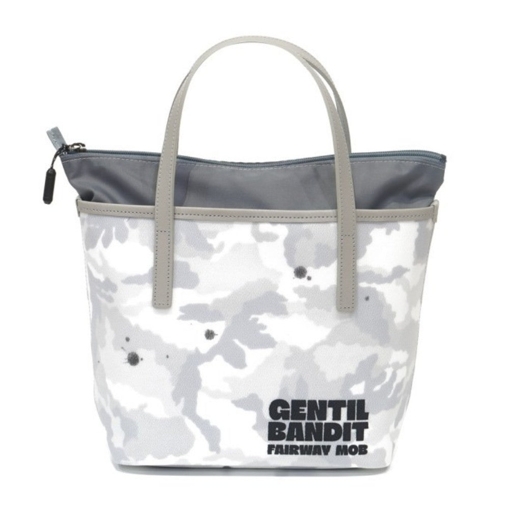 GENTIL BANDIT ジャンティバンティ FAIRWAY MOB ラウンドトートバッグ GBFM02 WHITE CAMO【BLACK LOGO】