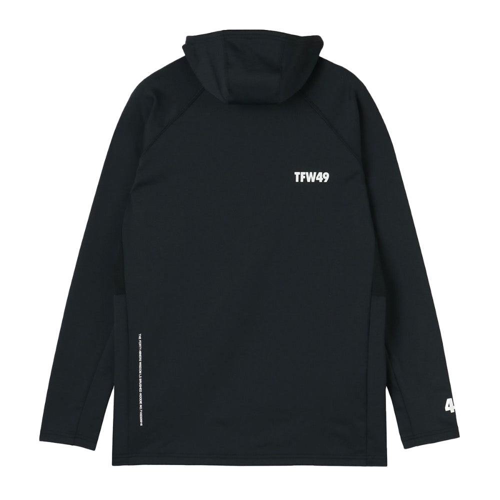 LS BRUSHED HOODIE T102320016 フーディー / BLACK