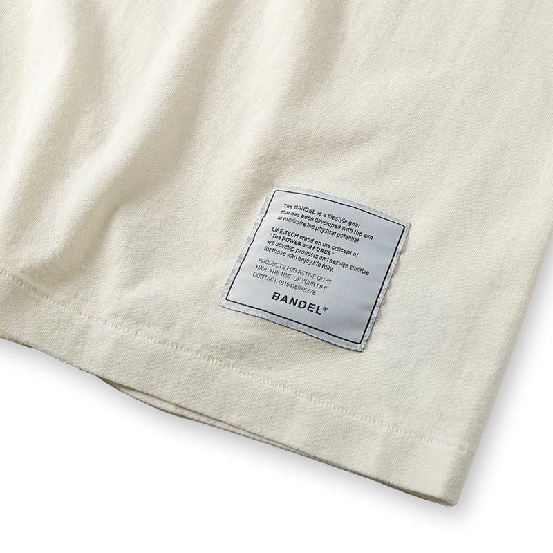 BANDEL バンデル ガーメントダイTシャツ BAN-6SGDST オフホワイト