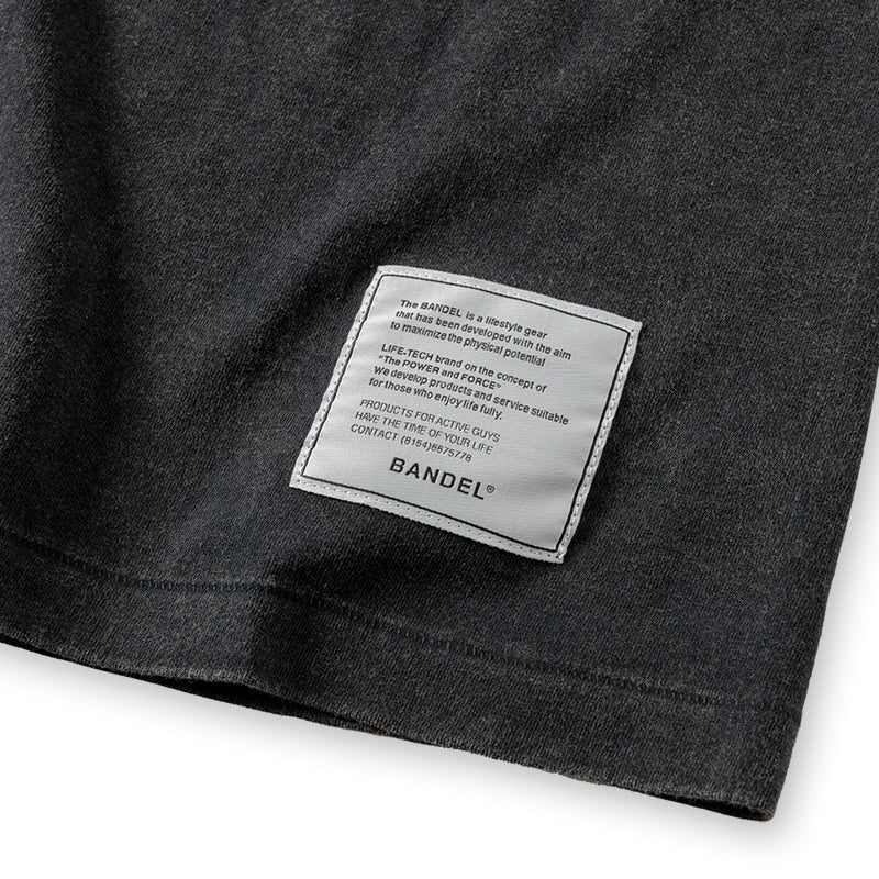 BANDEL バンデル ガーメントダイTシャツ BAN-6SGDST ブラック