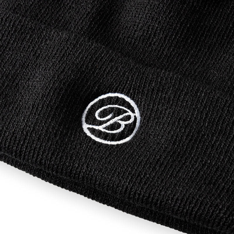 CURSIVE B SMOOTH BEANIE BG-CBSB ビーニー  / BLACK [ 全2色 ]