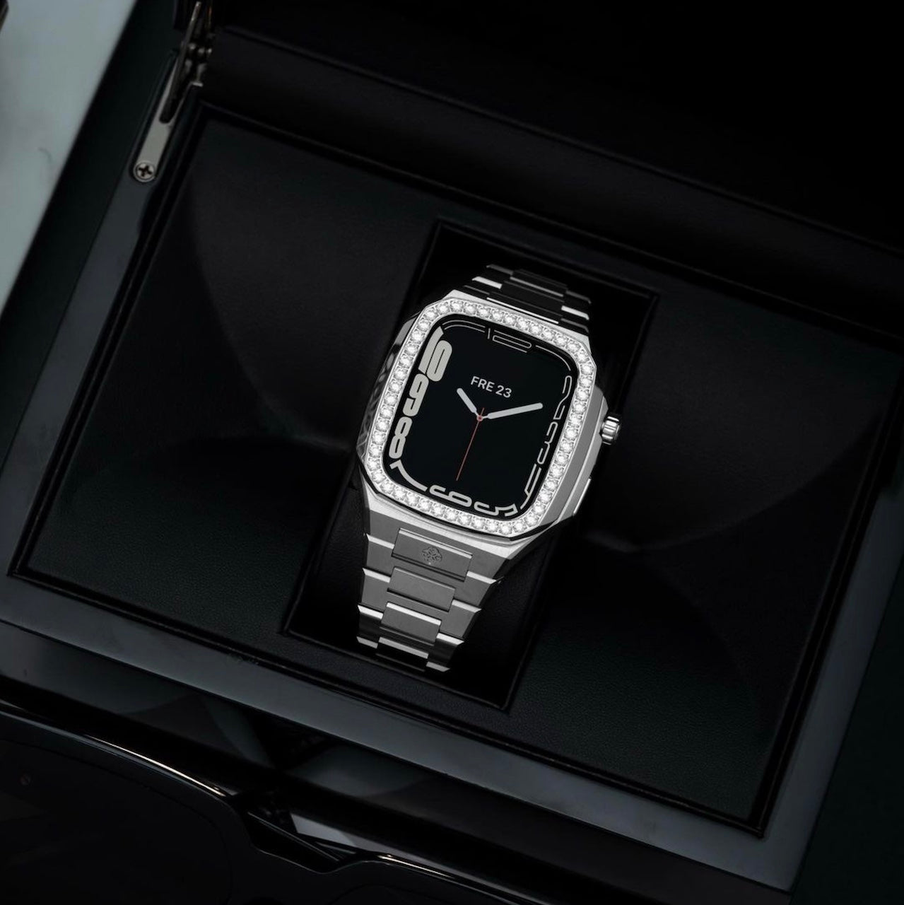 GOLDEN CONCEPT ゴールデンコンセプト Apple Watch Case - EVD45 - Silver シルバー