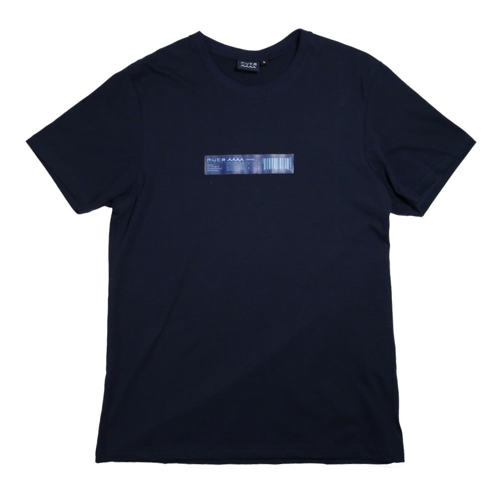 muta MARINE ムータマリン Tシャツ BARCODE TAG MMJC34092 NAVY