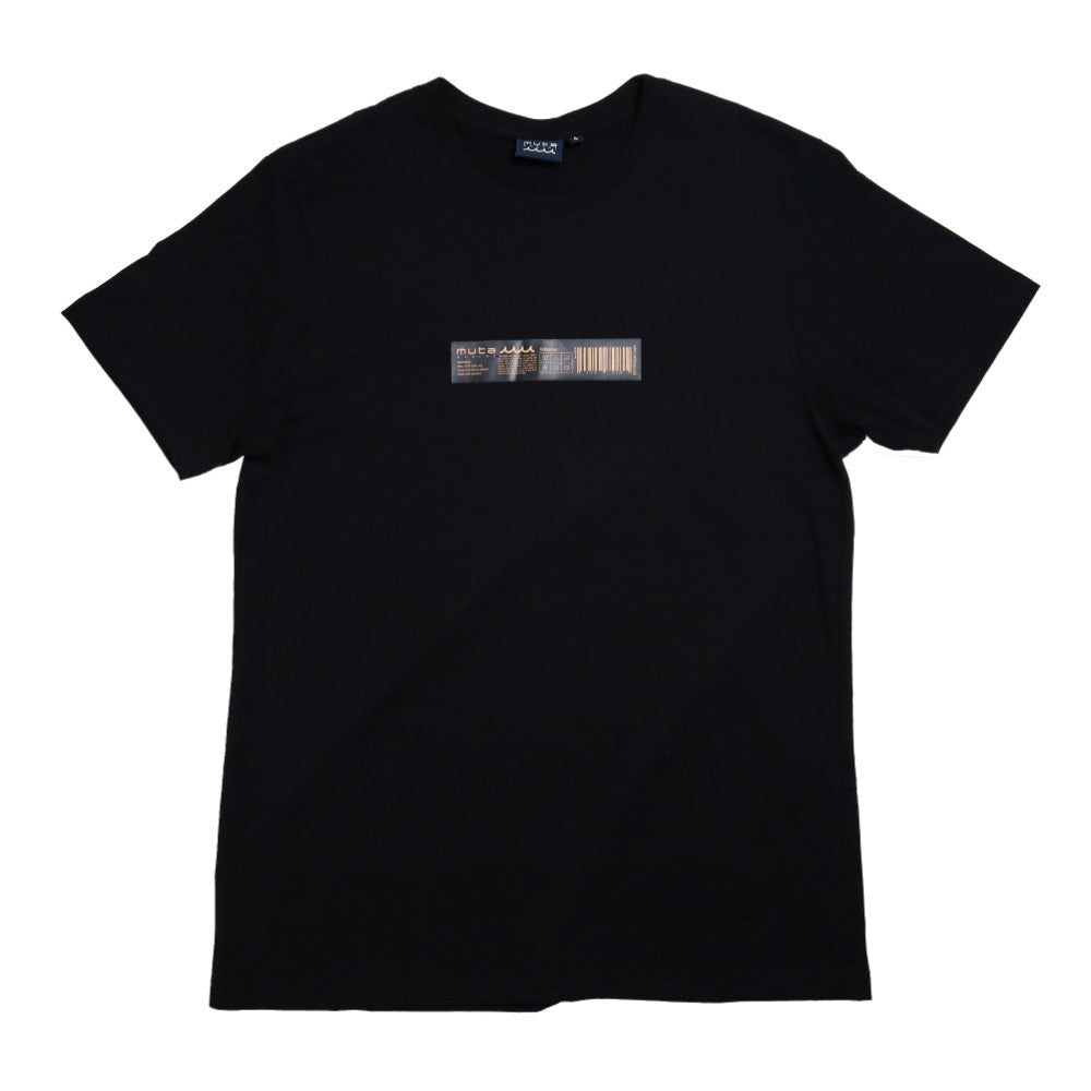 muta MARINE ムータマリン Tシャツ BARCODE TAG MMJC34092 BLACK